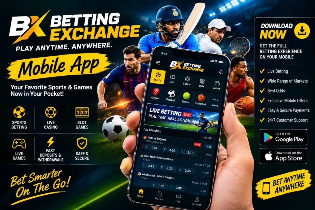 Betting Exchange mobile app for sports betting