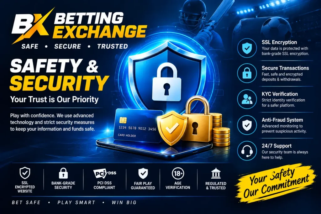 Betting Exchange safety and security features